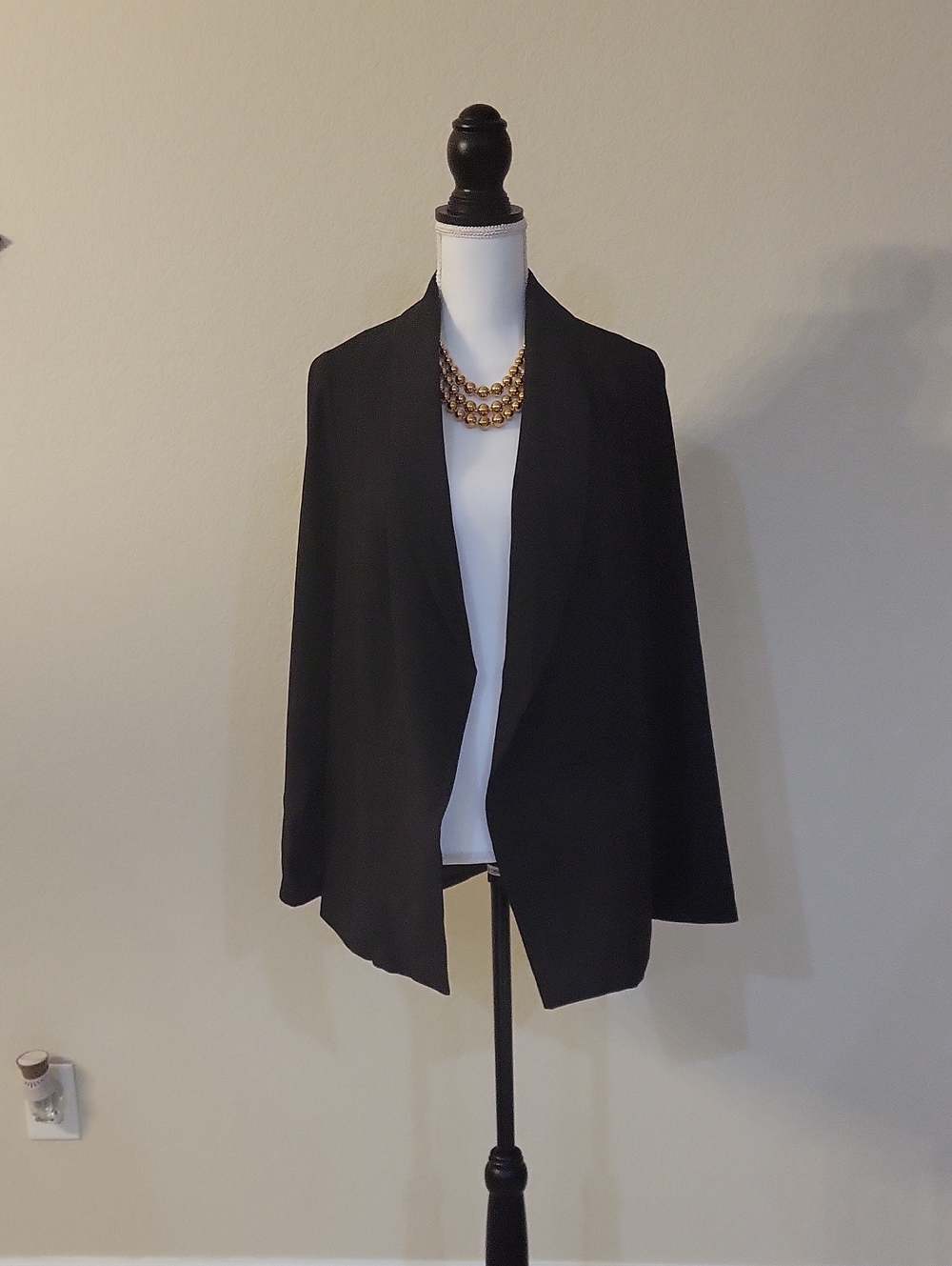 torrid Black Open-Front Women's Blazer Jacket